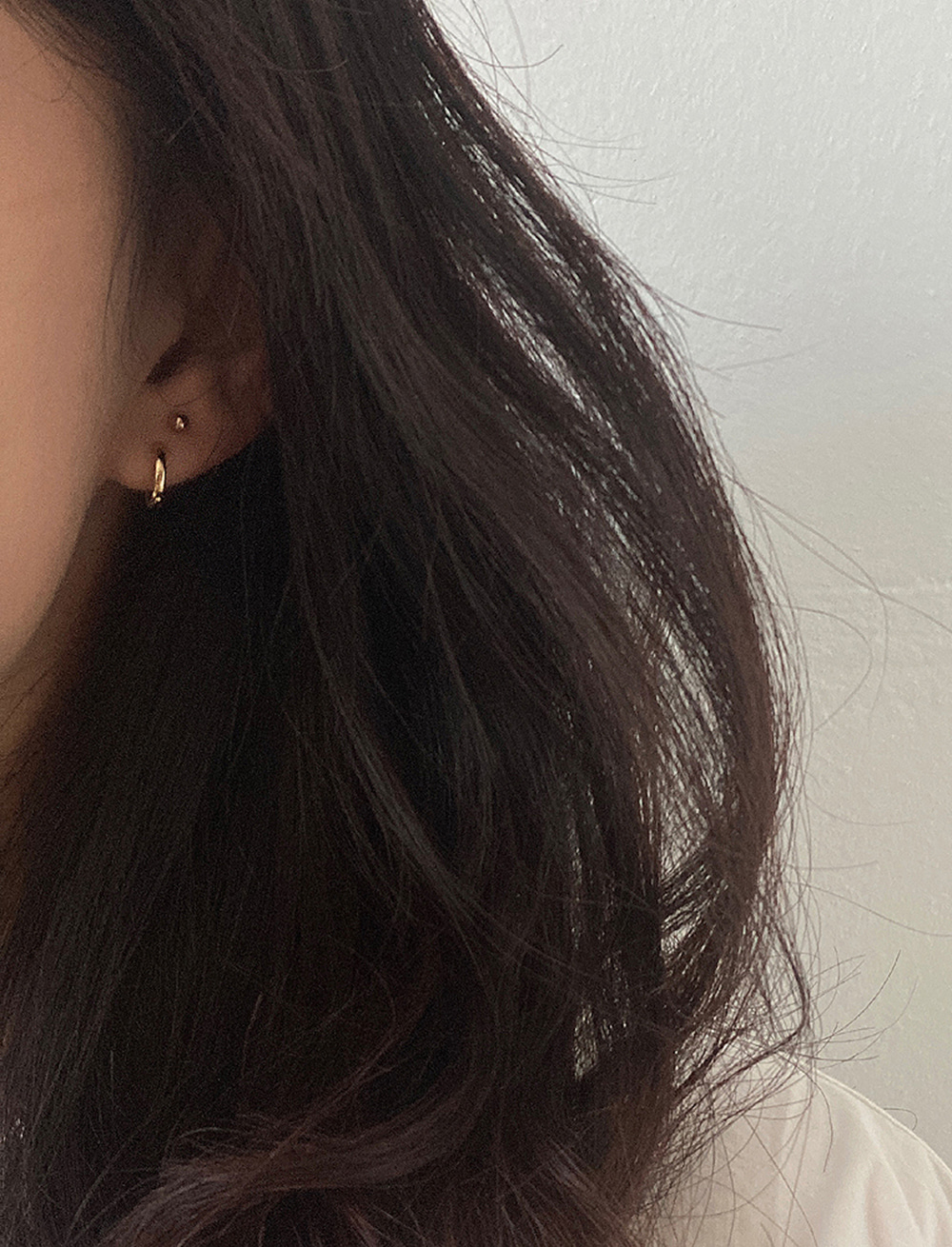 mini circle earring (2c)